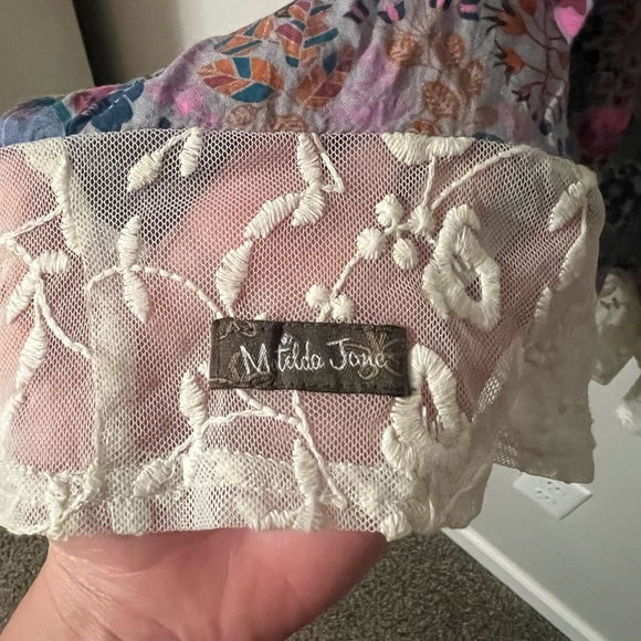 Matilda Jane Sew Perfect Floral Peasant Blouse Sz XXL 2X Large - Picture 8 of 9